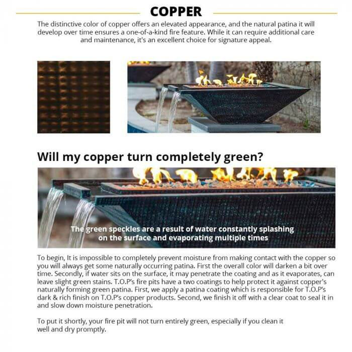 Cazo Copper 360° Water & Fire Bowl